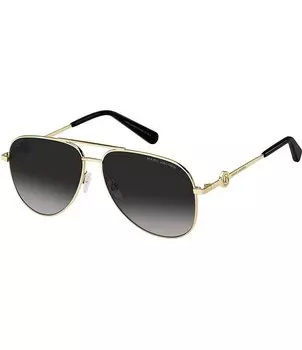 Женские солнцезащитные очки-авиаторы Marc Jacobs 653S, золотой