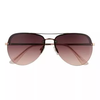 Женские солнцезащитные очки-авиаторы Sonoma Goods For Life 60 мм в металлической оправе Sonoma Goods For Life