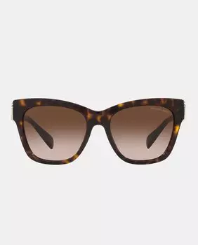 Женские солнцезащитные очки-бабочки из ацетата гаваны Michael Kors, коричневый