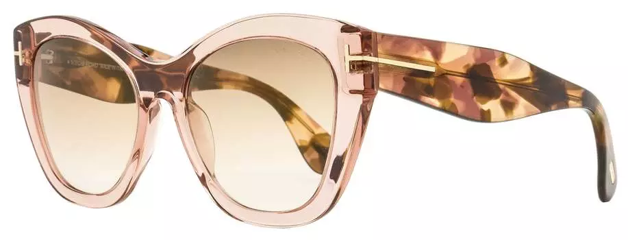 Женские солнцезащитные очки-бабочки Tom Ford TF940 Cara 72G Розовые 56 мм