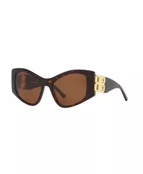 Женские солнцезащитные очки, BB0287S Balenciaga, коричневый