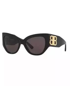 Женские солнцезащитные очки, BB0322S Balenciaga, черный
