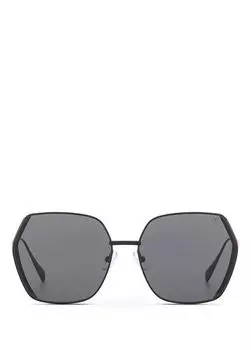 Женские солнцезащитные очки Bc 1297 c2 из стали с геометрическим узором Blancia Milano, черный