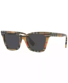 Женские солнцезащитные очки, BE4346 Burberry, коричневый