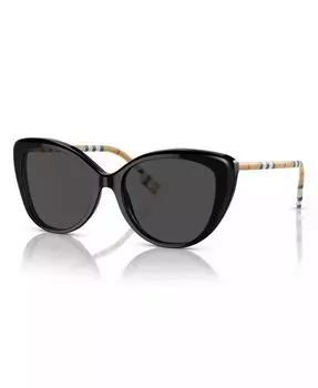 Женские солнцезащитные очки BE4407 Burberry, черный