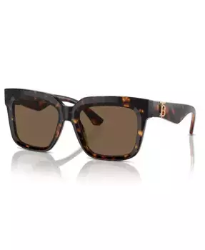 Женские солнцезащитные очки, Be4419 Burberry, коричневый
