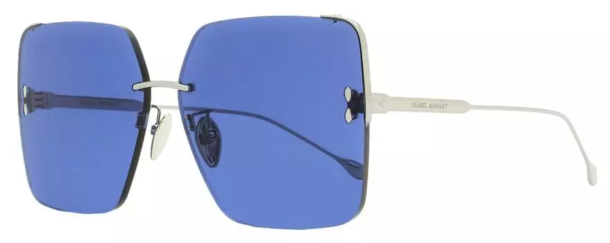 Женские солнцезащитные очки без оправы Isabel Marant IM0081S 6LBKU Ruthenium 65 мм