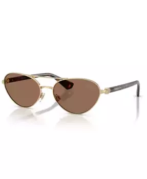 Женские солнцезащитные очки большого размера, BE3165 Burberry, золотой