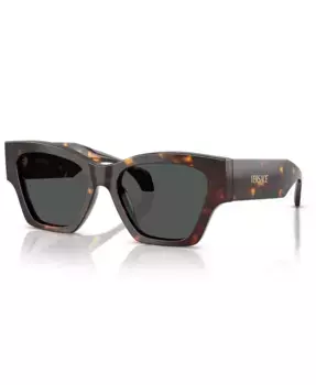 Женские солнцезащитные очки большого размера, VE4492U Versace, коричневый