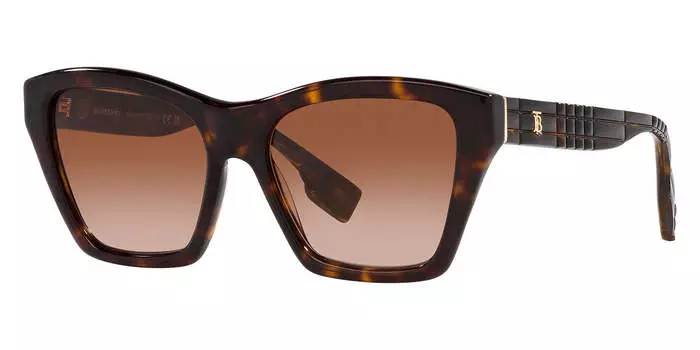 Женские солнцезащитные очки Burberry 54 мм, цвет dark havana