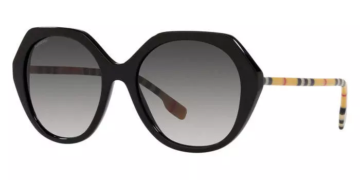 Женские солнцезащитные очки Burberry 57 мм черного цвета BE4375F-38538G-57