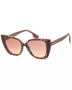 Женские солнцезащитные очки Burberry Meryl 54 мм, коричневый