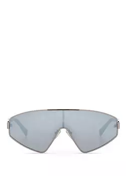 Женские солнцезащитные очки Burcu Esmersoy x Hermossa HM 1660 C2 из металла с геометрическим узором Hermossa, черный