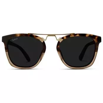 Женские солнцезащитные очки Demi Square в золотом цвете WMP Eyewear