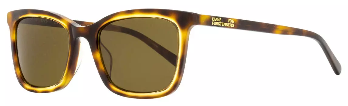 Женские солнцезащитные очки Diane Von Furstenberg Kathryn DVF682S цвет 240 черепаховые 52 мм