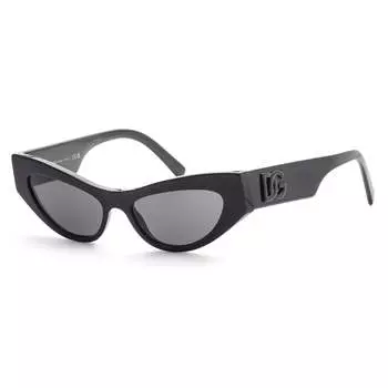 Женские солнцезащитные очки Dolce & Gabbana 52 мм черного цвета DG4450-501-87-52