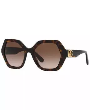Женские солнцезащитные очки Dolce&Gabbana, коричневый