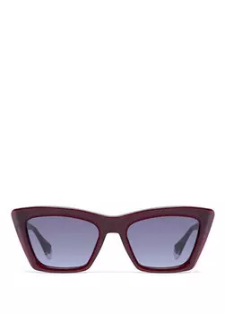 Женские солнцезащитные очки esmeralda 6868 6 бордово-красные «кошачий глаз» Gigi Studios