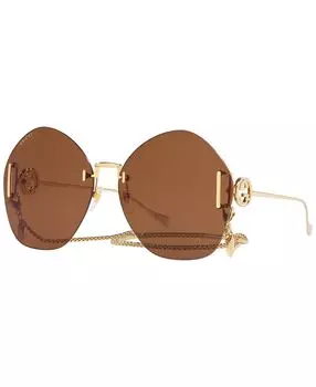 Женские солнцезащитные очки, GC00195965-X Gucci, золотой