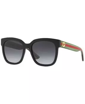Женские солнцезащитные очки, GG0034SN Gucci, черный