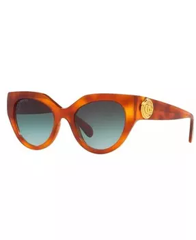 Женские солнцезащитные очки, GG1408S Gucci, коричневый