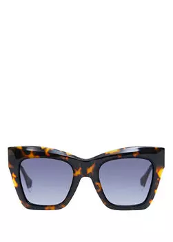 Женские солнцезащитные очки Gioia 6806 ацетат 2 «кошачий глаз» Gigi Studios, черный