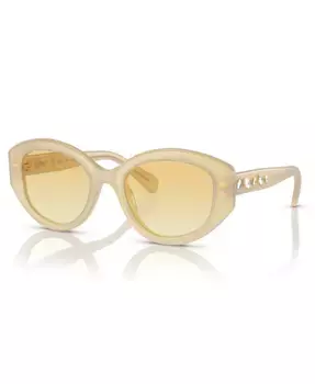 Женские солнцезащитные очки, градиентные SK6005 Swarovski, желтый