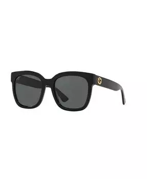 Женские солнцезащитные очки Gucci, черный