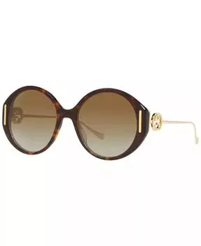 Женские солнцезащитные очки Gucci, коричневый