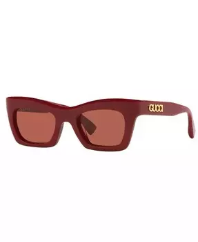 Женские солнцезащитные очки Gucci, красный