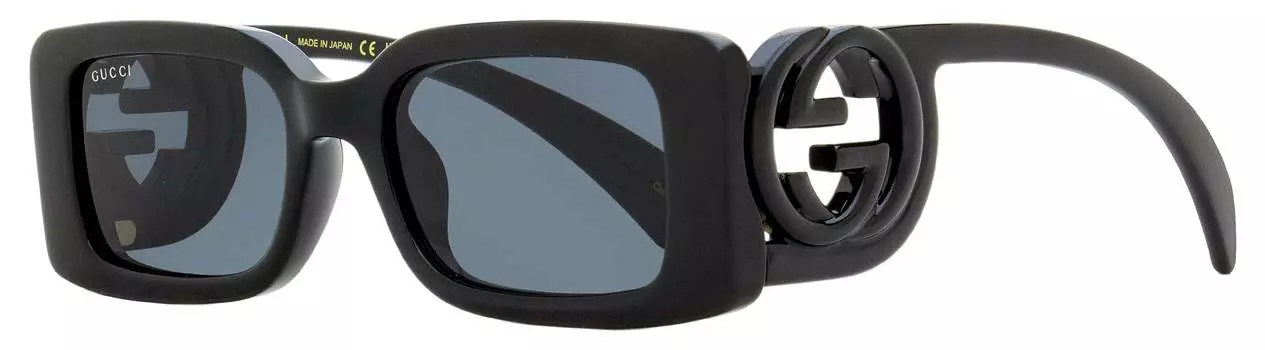 Женские солнцезащитные очки Gucci прямоугольной формы GG1325S цвет 001 Черные 54 мм