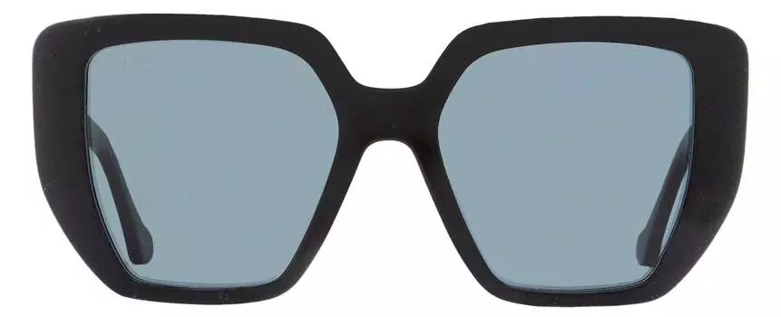 Женские солнцезащитные очки Gucci с геометрическим рисунком GG0956S цвет 003 Черные/Золотые 54 мм