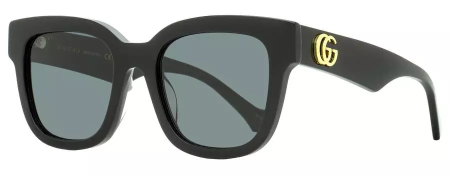 Женские солнцезащитные очки Gucci с логотипом GG0998S цвет 001 Черные, 52 мм