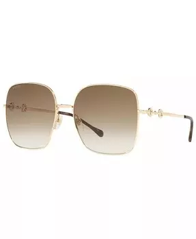 Женские солнцезащитные очки Gucci, золотой