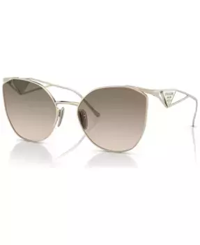 Женские солнцезащитные очки Irregular, модель PR 50ZS PRADA, золотой