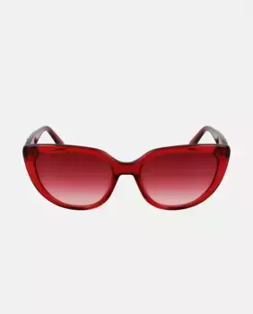 Женские солнцезащитные очки из ацетата кошачий глаз с градиентными линзами Longchamp, красный