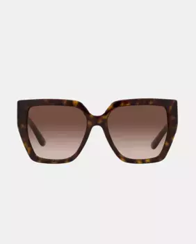 Женские солнцезащитные очки из ацетата с коричневыми линзами Dolce & Gabbana