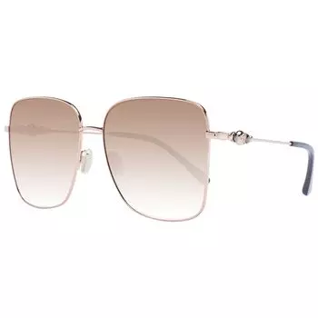 Женские солнцезащитные очки из розового золота Jimmy Choo Eyewear