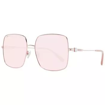 Женские солнцезащитные очки из розового золота Jimmy Choo Eyewear