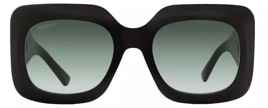 Женские солнцезащитные очки Jimmy Choo прямоугольной формы Gaya 8079O Черные/Золотые 54 мм