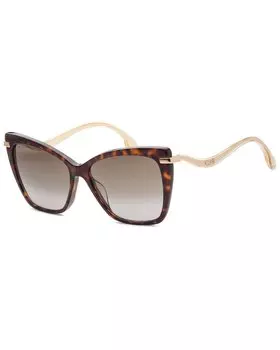 Женские солнцезащитные очки Jimmy Choo SELBYGS 57 мм, коричневый