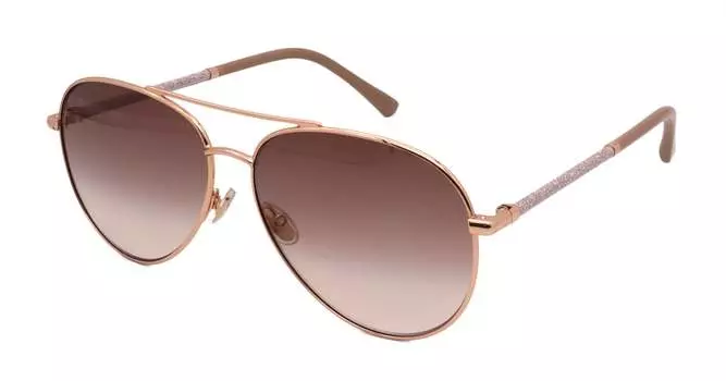 Женские солнцезащитные очки Jimmy Choo, золотой