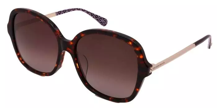 Женские солнцезащитные очки Kate Spade, коричневый