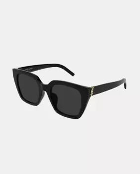 Женские солнцезащитные очки «кошачий глаз» из переработанного ацетата Saint Laurent, чёрный