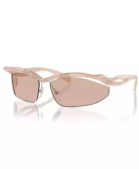 Женские солнцезащитные очки «кошачий глаз», PR A25S PRADA, коричневый