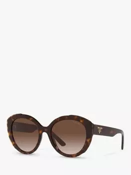 Женские солнцезащитные очки кошачий глаз Prada PR01YS, Гавана