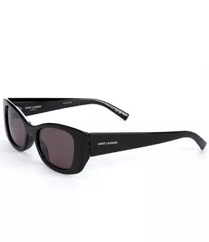 Женские солнцезащитные очки «кошачий глаз» Saint Laurent SL593 52 мм, черный