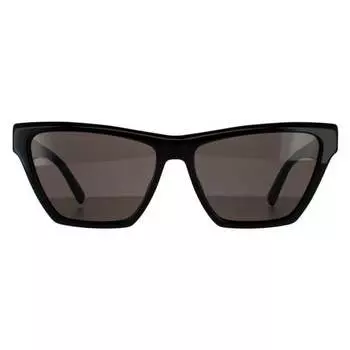 Женские солнцезащитные очки «кошачий глаз» Saint Laurent, черный