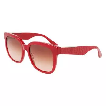 Женские солнцезащитные очки Lacoste из ацетата, красный