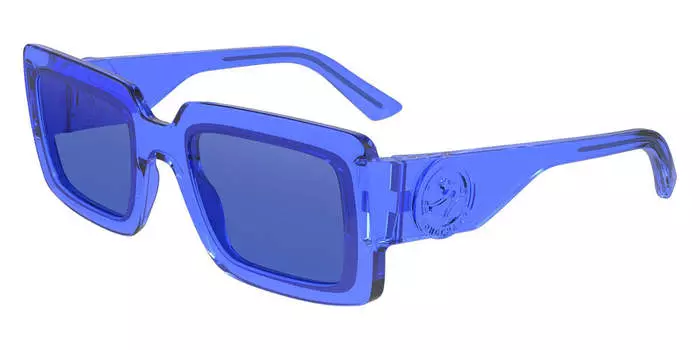 Женские солнцезащитные очки Longchamp 53 мм синего цвета